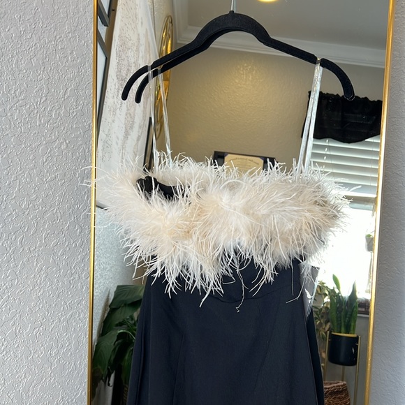 House Of CB 'Sarai' Black Thigh Split Maxi Dress NWOT - Picture 7 of 11